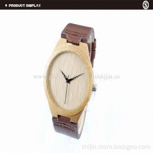 Cheap bamboo wooden watch for lovers 2014